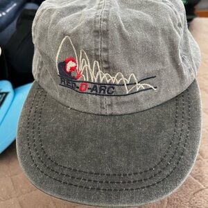 Gray Red-D-Arc Embroidered Cap